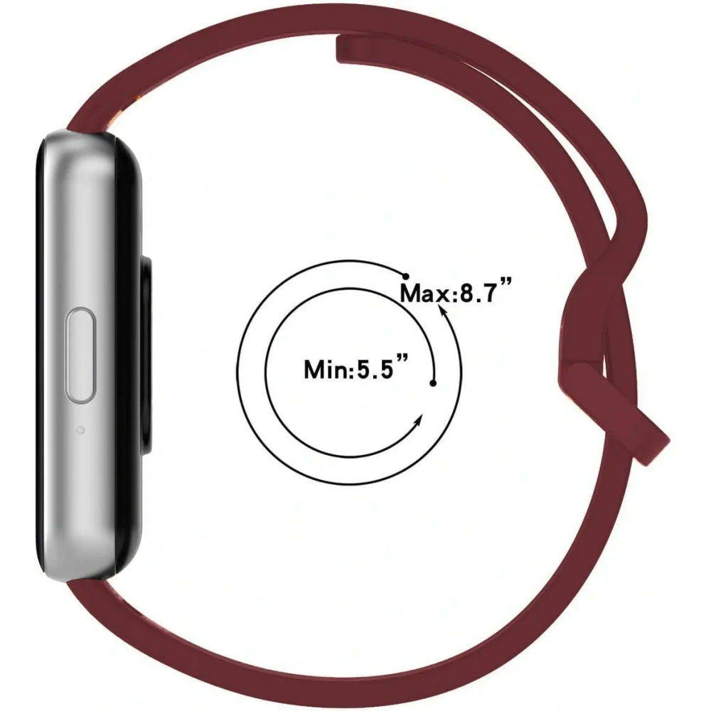Hurtownia GSM - Pasek Bizon Strap Watch Silicone do Samsung Galaxy Fit 3 burgundový - BIZ4791 - {ean13} - Hurt