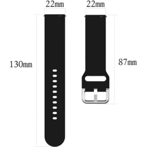 Hurtownia GSM - Ceas cu curea din silicon Bizon Pro Xiaomi Watch 2 negru - BIZ5363 - {ean13} - Hurt