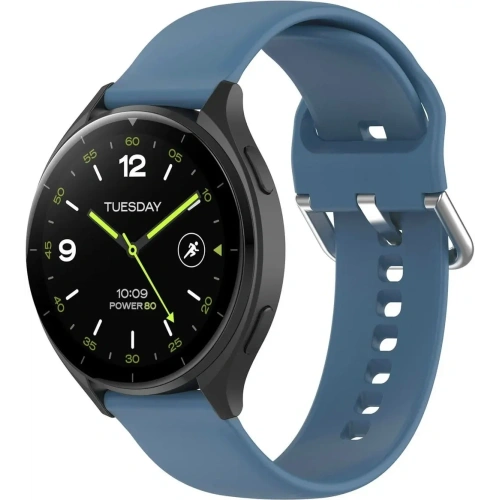 Pasek Bizon Strap Watch Silicone Pro do Xiaomi Watch 2 ciemnoniebieski