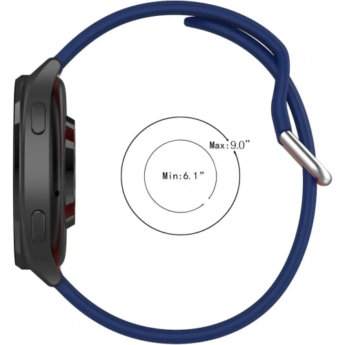 Pasek Bizon Strap Watch Silicone Pro do Xiaomi Watch 2 granatowy