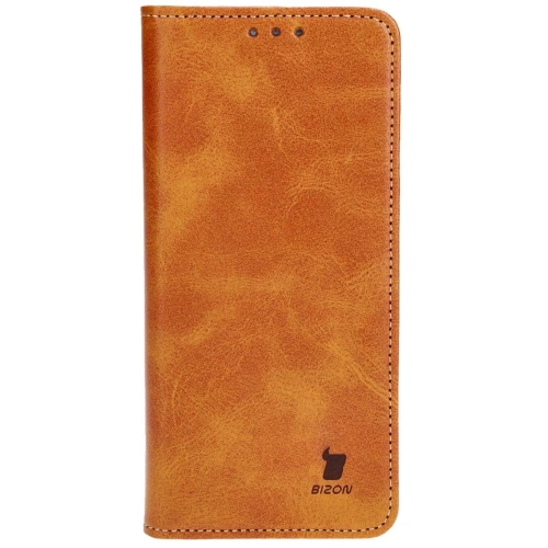 Etui z klapką Bizon Case Pocket Pro do Realme 12 Pro / 12 Pro+ brązowe