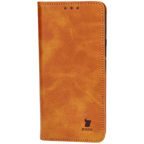 Etui z klapką Bizon Case Pocket Pro do Realme 12 Pro / 12 Pro+ brązowe