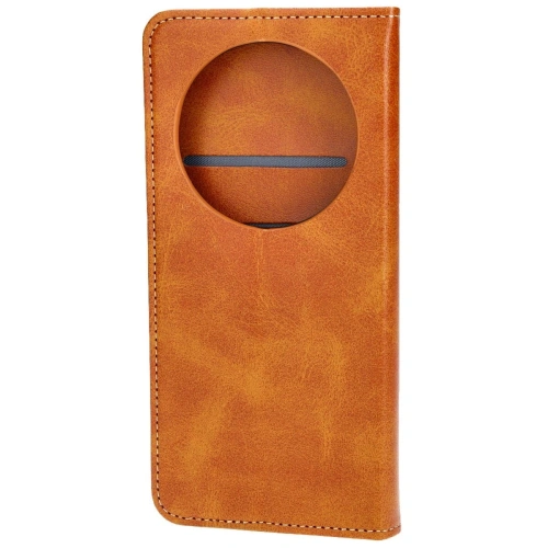 Etui z klapką Bizon Case Pocket Pro do Realme 12 Pro / 12 Pro+ brązowe