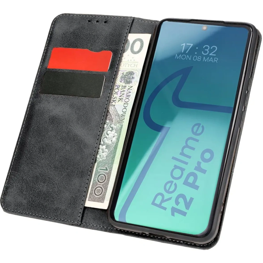 Hurtownia GSM - Bizon Case Pocket Pro Realme 12 Pro / 12 Pro+ fekete - BIZ4797 - {ean13} - Hurt