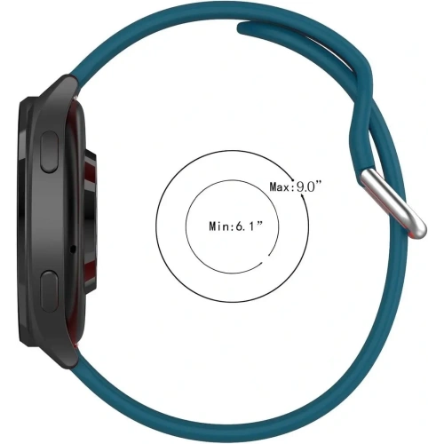 Pasek Bizon Strap Watch Silicone Pro do Xiaomi Watch 2 ciemnoturkusowy