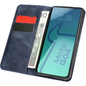 Hurtownia GSM - Bizon Case Pocket Pro Motorola Moto G04 / G24 marineblau - BIZ5371 - {ean13} - Hurt
