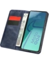 Bizon Case Pocket Pro Motorola Moto G04 / G24 albastru închis