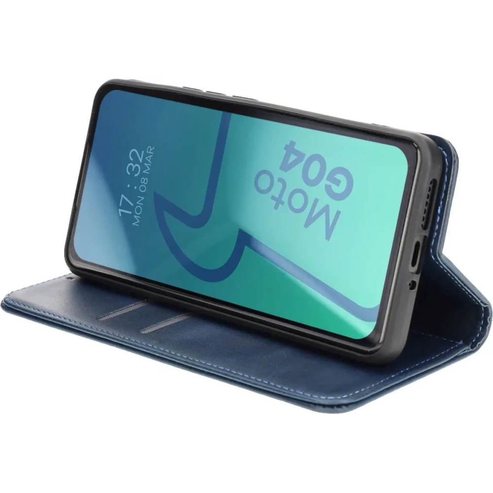 Hurtownia GSM - Etui z klapką Bizon Case Pocket Pro do Motorola Moto G04 / G24 granatowe - BIZ5371 - {ean13} - Hurt