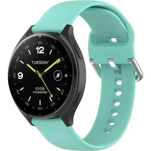Pasek Bizon Strap Watch Silicone Pro do Xiaomi Watch 2 turkusowy