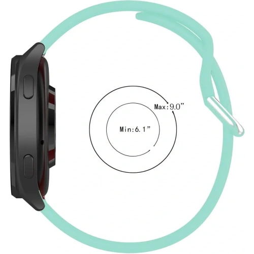 Pasek Bizon Strap Watch Silicone Pro do Xiaomi Watch 2 turkusowy