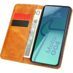 Hurtownia GSM - Bizon Case Pocket Pro Motorola Moto G04 / G24 braun - BIZ5373 - {ean13} - Hurt