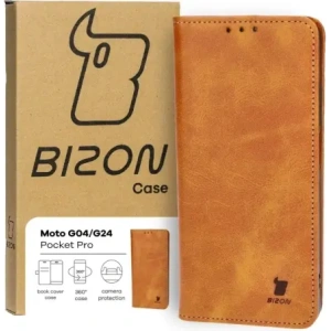 Hurtownia GSM - Bizon Case Pocket Pro Motorola Moto G04 / G24 braun - BIZ5373 - {ean13} - Hurt