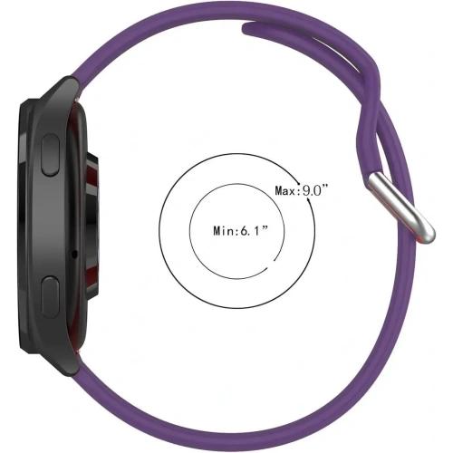 Pasek Bizon Strap Watch Silicone Pro do Xiaomi Watch 2 fioletowy