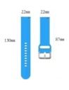 Hurtownia GSM - Bizon Strap-Uhr Silikon Pro Xiaomi Uhr 2 blau - BIZ4808 - {ean13} - Hurt