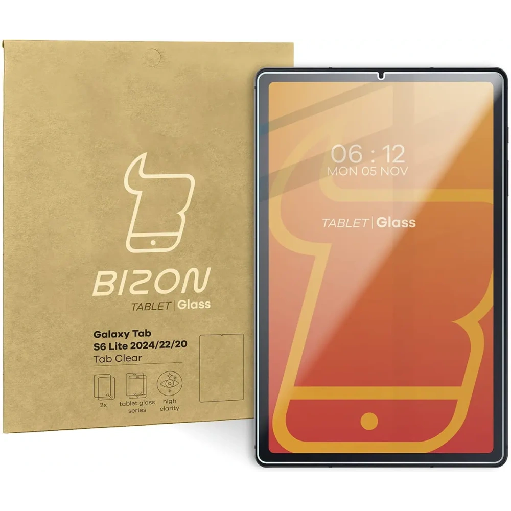 Hurtownia GSM - Bizon Glass Tab Clear Samsung Galaxy Tab S6 Lite 2024/2022/2020 [2 PACK] - BIZ5380 - {ean13} - Hurt