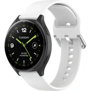 Hurtownia GSM - Ceas cu curea de silicon Bizon Pro Xiaomi Watch 2 alb - BIZ5382 - {ean13} - Hurt