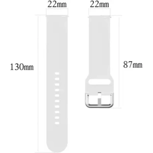 Hurtownia GSM - Ceas cu curea de silicon Bizon Pro Xiaomi Watch 2 alb - BIZ5382 - {ean13} - Hurt