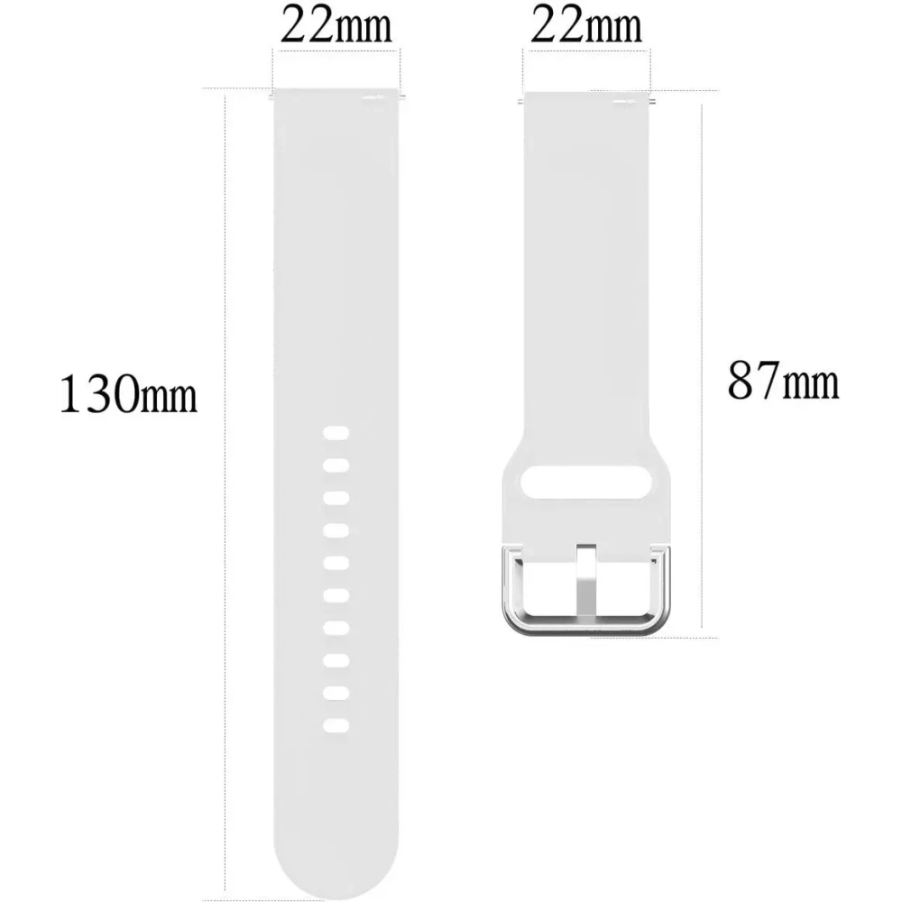 Hurtownia GSM - Ceas cu curea de silicon Bizon Pro Xiaomi Watch 2 alb - BIZ5382 - {ean13} - Hurt