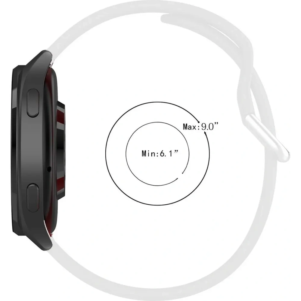 Hurtownia GSM - Ceas cu curea de silicon Bizon Pro Xiaomi Watch 2 alb - BIZ5382 - {ean13} - Hurt