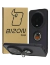 Bizon Case Hybrid Ring Xiaomi 14 Ultra fumuriu cu un cadru negru