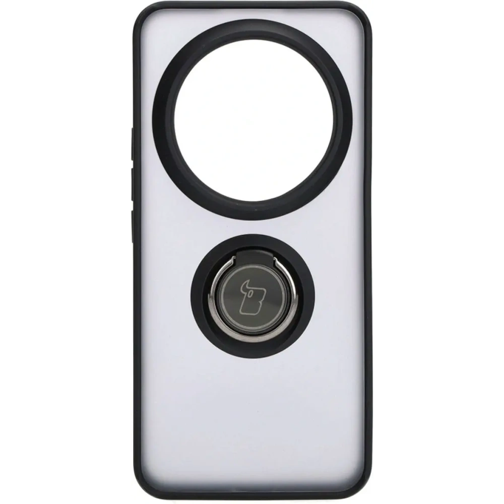 Hurtownia GSM - Bizon Case Hybrid Ring Xiaomi 14 Ultra fumuriu cu un cadru negru - BIZ4816 - {ean13} - Hurt