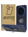 Hurtownia GSM - Bizon Case Hybrid Ring Xiaomi 14 Ultra fumuriu cu un cadru bleu marin - BIZ4817 - {ean13} - Hurt