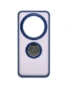 Hurtownia GSM - Bizon Case Hybrid Ring Xiaomi 14 Ultra fumuriu cu un cadru bleu marin - BIZ4817 - {ean13} - Hurt