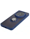 Hurtownia GSM - Bizon Case Hybrid Ring Xiaomi 14 Ultra fumuriu cu un cadru bleu marin - BIZ4817 - {ean13} - Hurt