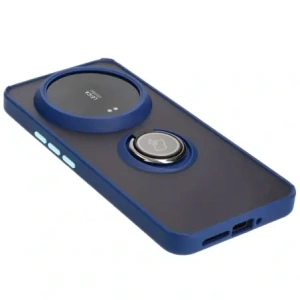Wholesale Bizon Case Hybrid Ring Xiaomi 14 Ultra smoky with a navy blue frame - BIZ4817 - {ean13} - Hurt