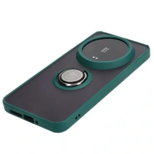 Wholesale Bizon Case Hybrid Ring Xiaomi 14 Ultra smoky with a dark green frame - BIZ4818 - {ean13} - Hurt