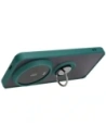 Hurtownia GSM - Etui z uchwytem na palec Bizon Case Hybrid Ring do Xiaomi 14 Ultra przydymione z ciemnozieloną ramką - BIZ4818 - {ean13} - Hurt