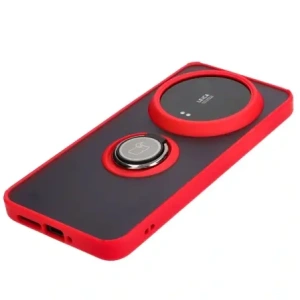 Wholesale Bizon Case Hybrid Ring Xiaomi 14 Ultra smoky with a red frame - BIZ4819 - {ean13} - Hurt
