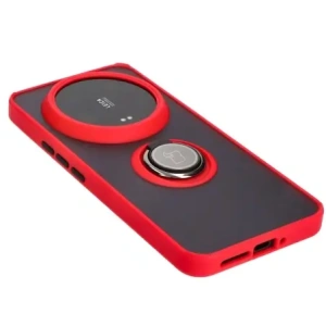 Wholesale Bizon Case Hybrid Ring Xiaomi 14 Ultra smoky with a red frame - BIZ4819 - {ean13} - Hurt