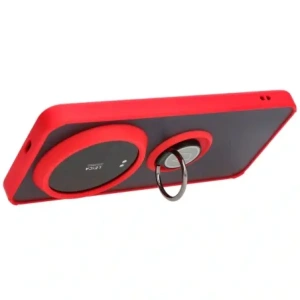 Wholesale Bizon Case Hybrid Ring Xiaomi 14 Ultra smoky with a red frame - BIZ4819 - {ean13} - Hurt