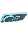 Hurtownia GSM - Caz Bizon Ring Hibrid Xiaomi 14 Ultra fumuriu cu un cadru albastru deschis - BIZ5391 - {ean13} - Hurt
