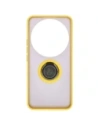 Hurtownia GSM - Bizon Case Hybrid Ring Xiaomi 14 Ultra fumuriu cu un cadru galben - BIZ4821 - {ean13} - Hurt