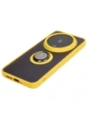 Hurtownia GSM - Bizon Case Hybrid Ring Xiaomi 14 Ultra fumuriu cu un cadru galben - BIZ4821 - {ean13} - Hurt