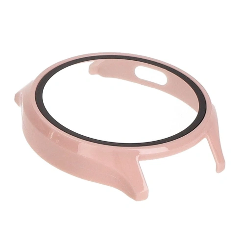 Etui Bizon Case+Glass Watch do Xiaomi Watch 2 różowe