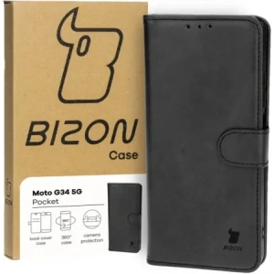 Hurtownia GSM - Bizon Case Pocket Motorola Moto G34 5G schwarz - BIZ5397 - {ean13} - Hurt