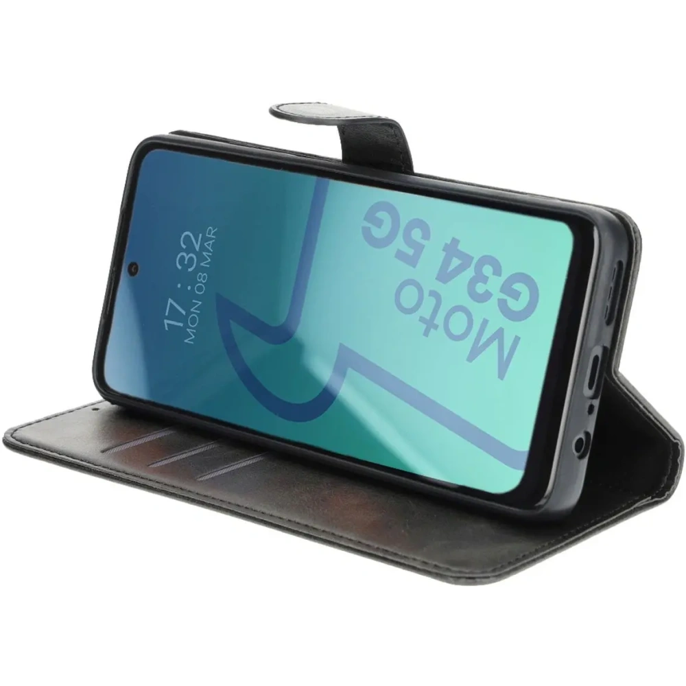 Hurtownia GSM - Bizon Case Pocket Motorola Moto G34 5G negru - BIZ5397 - {ean13} - Hurt