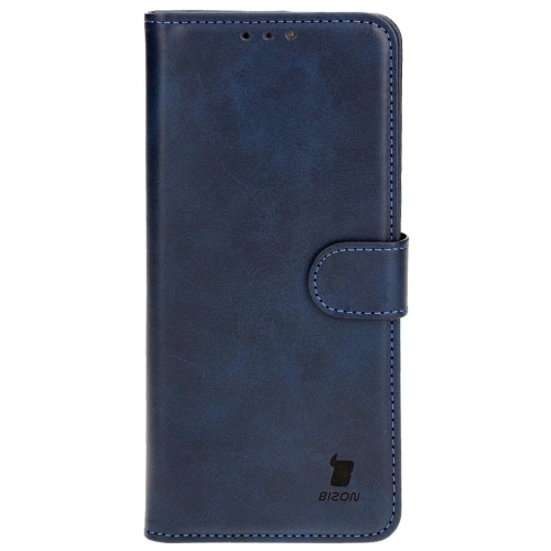 Etui z klapką Bizon Case Pocket do Motorola Moto G34 5G granatowe