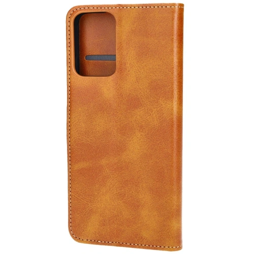 Etui z klapką Bizon Case Pocket do Motorola Moto G34 5G brązowe