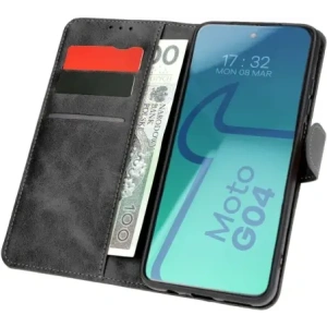 Hurtownia GSM - Bizon Case Pocket Motorola Moto G04 / G24 schwarz - BIZ4833 - {ean13} - Hurt