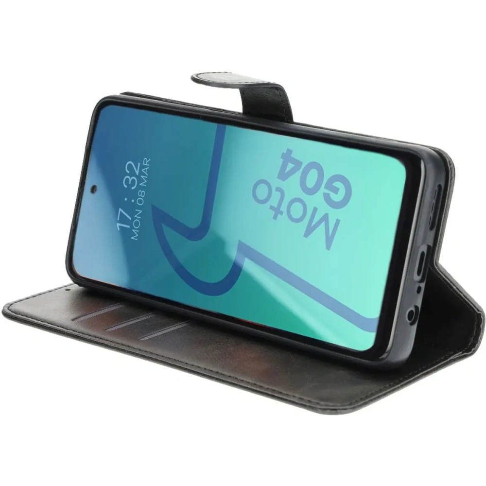 Hurtownia GSM - Etui z klapką Bizon Case Pocket do Motorola Moto G04 / G24 černé - BIZ4833 - {ean13} - Hurt