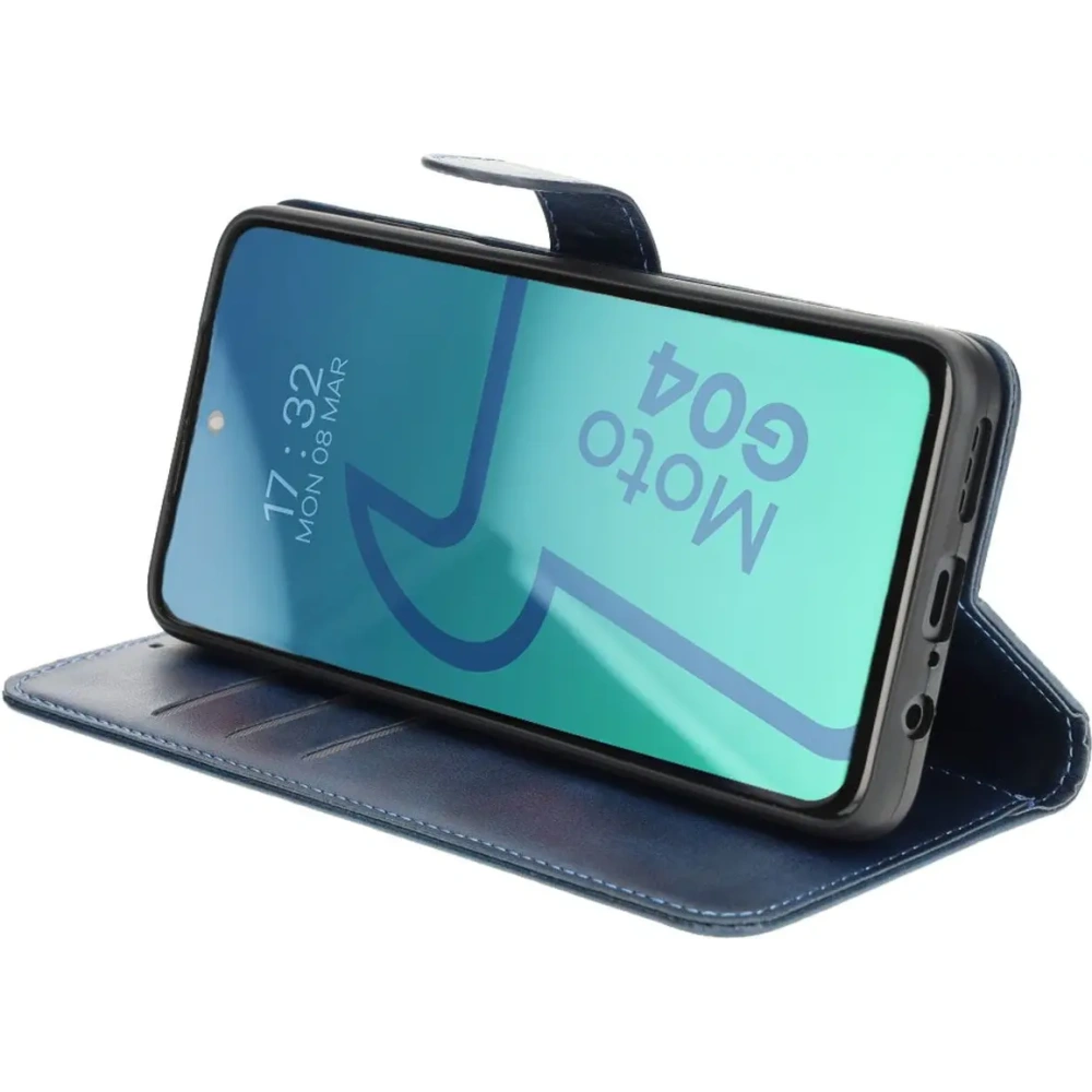 Hurtownia GSM - Bizon Case Pocket Motorola Moto G04 / G24 albastru închis - BIZ5405 - {ean13} - Hurt