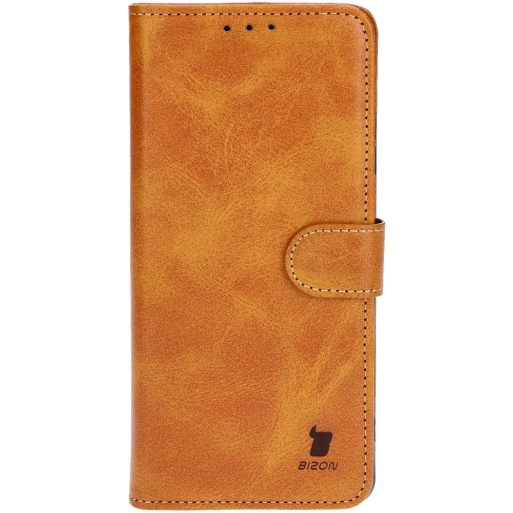 Hurtownia GSM - Etui z klapką Bizon Case Pocket do Motorola Moto G04 / G24 brązowe - BIZ5406 - {ean13} - Hurt