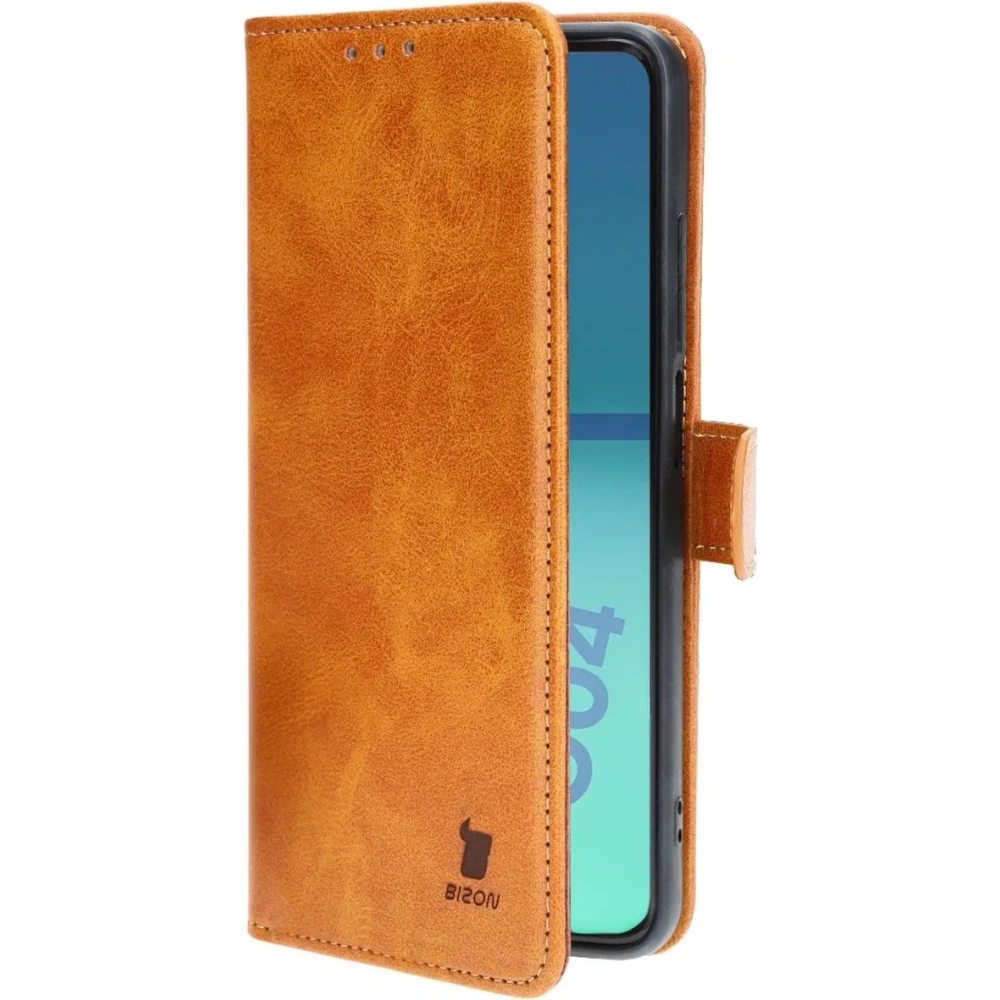 Hurtownia GSM - Etui z klapką Bizon Case Pocket do Motorola Moto G04 / G24 brązowe - BIZ5406 - {ean13} - Hurt
