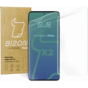 Hurtownia GSM - Bizon Glass Hydrogel Elöl Motorola Edge 50 Pro / Fusion / Ultra [2 CSOMAG] - BIZ5408 - {ean13} - Hurt
