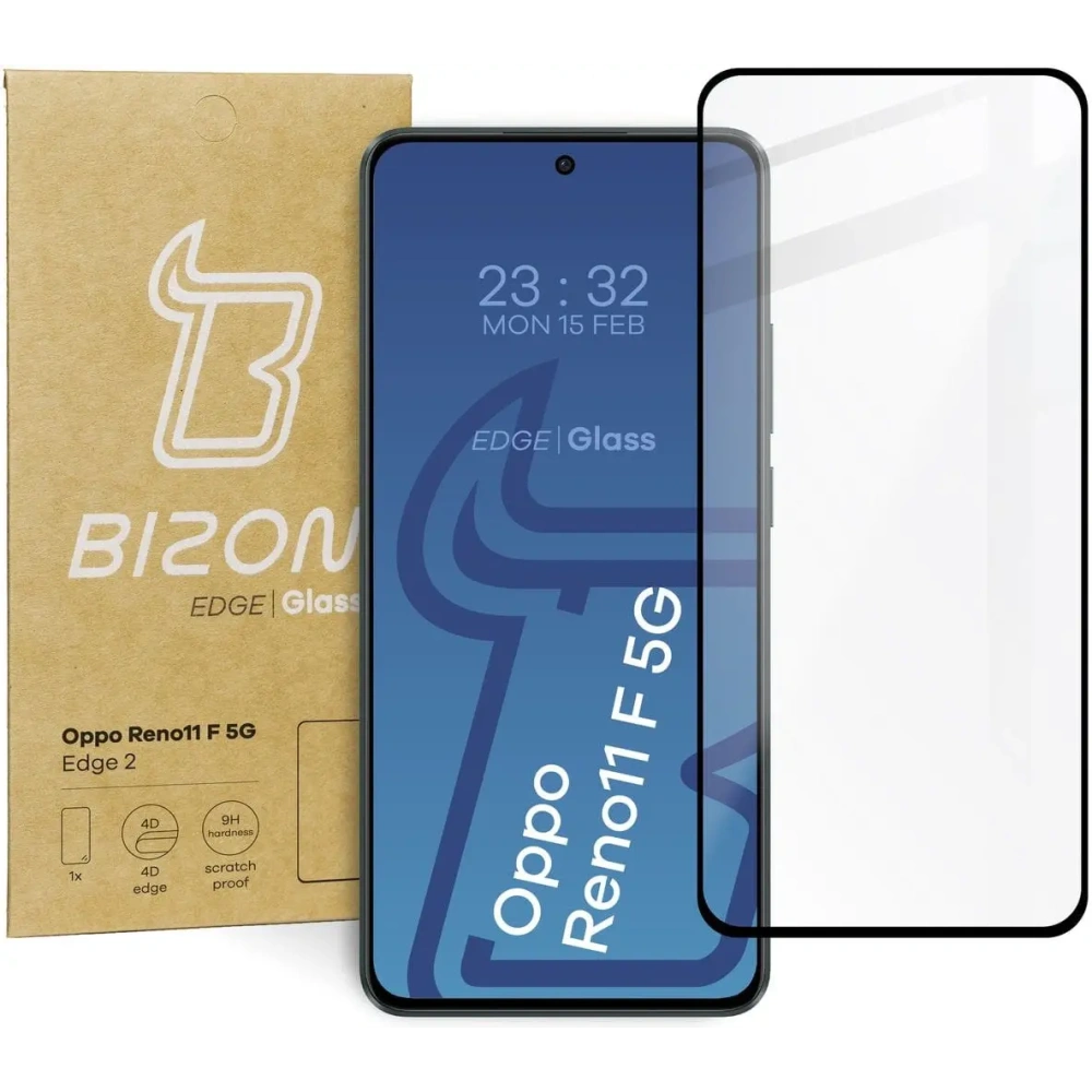 Hurtownia GSM - Bizon Glass Edge 2 Oppo Reno11 F 5G schwarz - BIZ5410 - {ean13} - Hurt