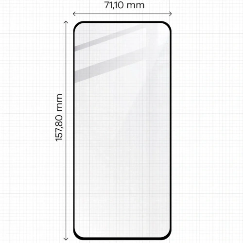 Szkło hartowane Bizon Glass Edge 2 do Oppo Reno11 F 5G